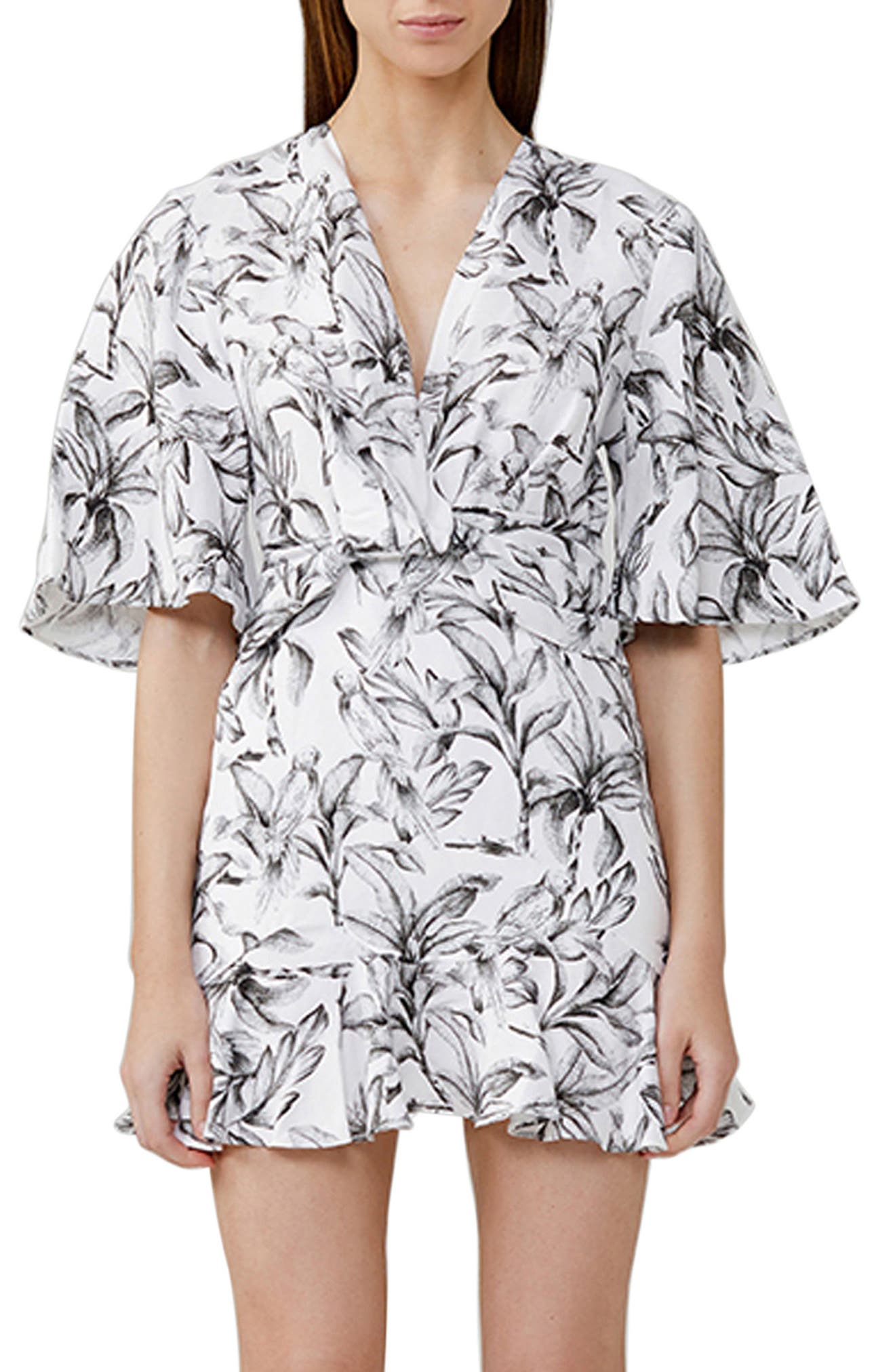 Significant Other Sienna Flutter Sleeve Minidress (Women) | Nordstromrack