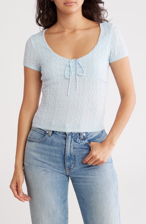 Lace Trim Top
