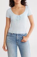 Madden Girl Lace Trim Top