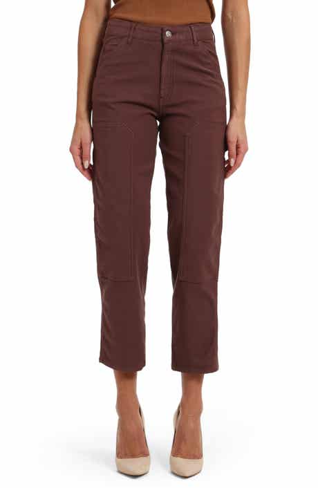 Mavi Jeans Luisa High Waist Straight Leg Twill Carpenter Pants