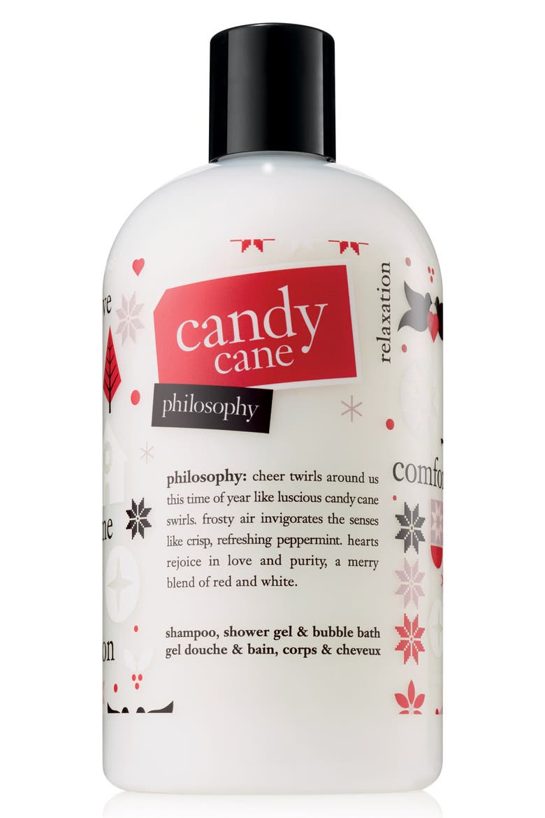 candy cane shampoo, shower gel & bubble bath (Limited Edition), Main, color, NO COLOR