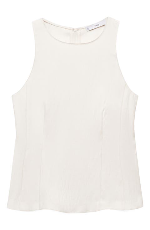 Sleeveless Peplum Top