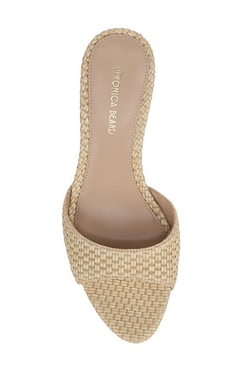 Veronica Beard Tia Slide Sandal In Natural