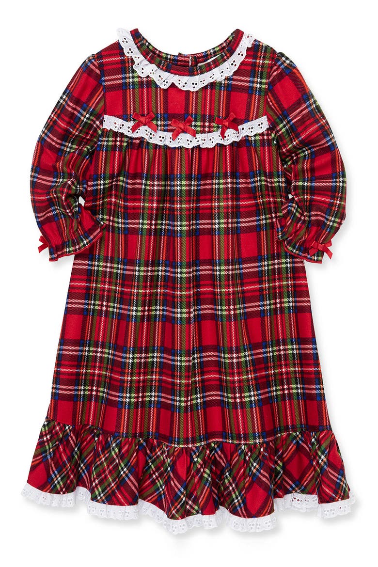 Plaid Holiday Nightgown, Alternate, color, PLAID