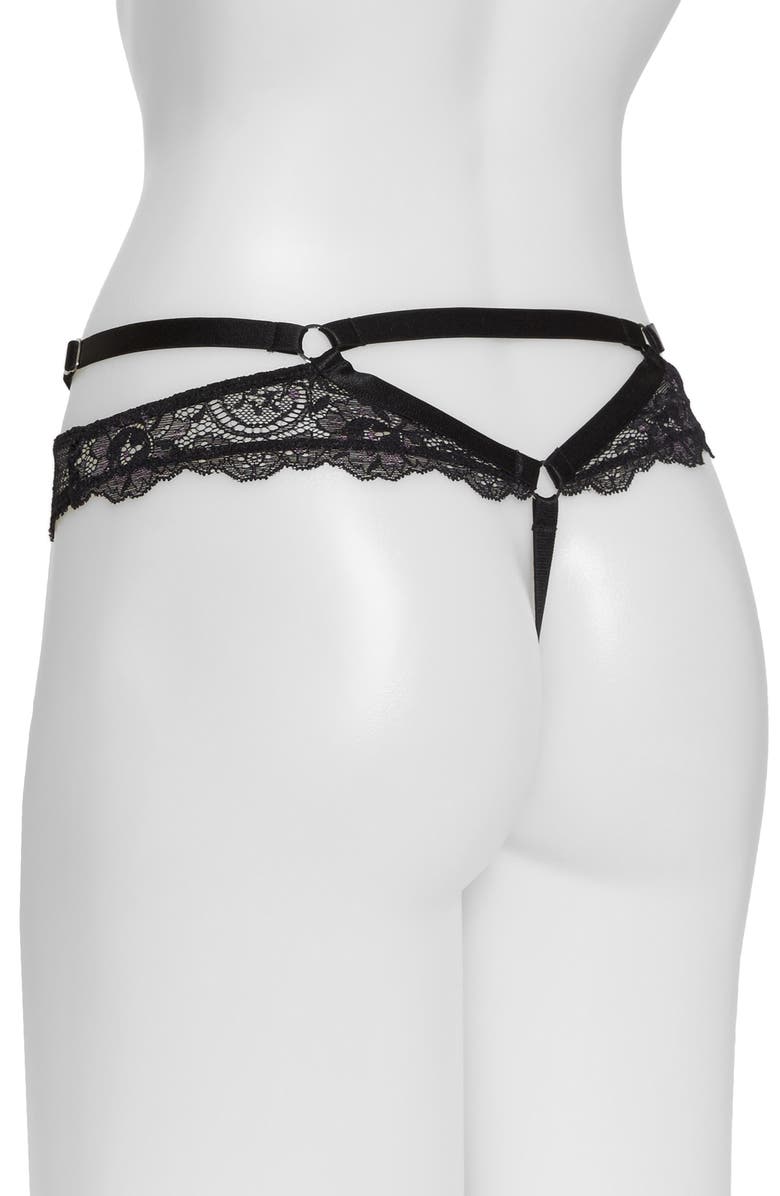 Dita Von Teese Madame X G-String Thong, Alternate, color, Black