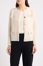 Anne Klein Glitz Sequin Cardigan