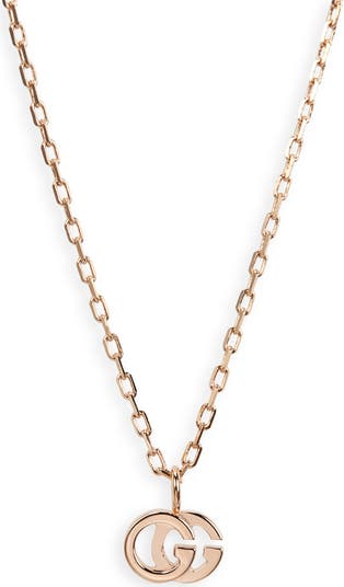 ネックレス・ペンダント GUCCI gg running gucci necklace in 18kt gold Gucci GG Running Pendant Necklace | Nordstrom