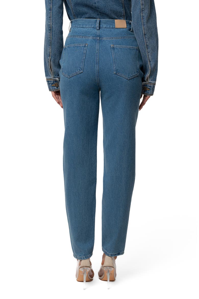 Roesia Tapered Leg Jeans, Alternate, color, DENIM
