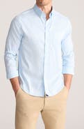 UNTUCKit Harland Stripe CottonTek™ Performance Button-Down Shirt