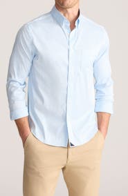 UNTUCKit Harland Stripe CottonTek™ Performance Button-Down Shirt
