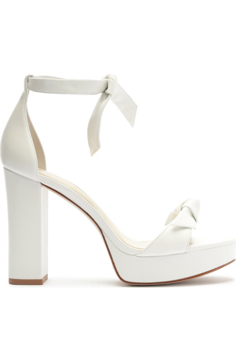 Alexandre Birman Mabeleh Ankle Strap Platform Sandal, Alternate, color, White