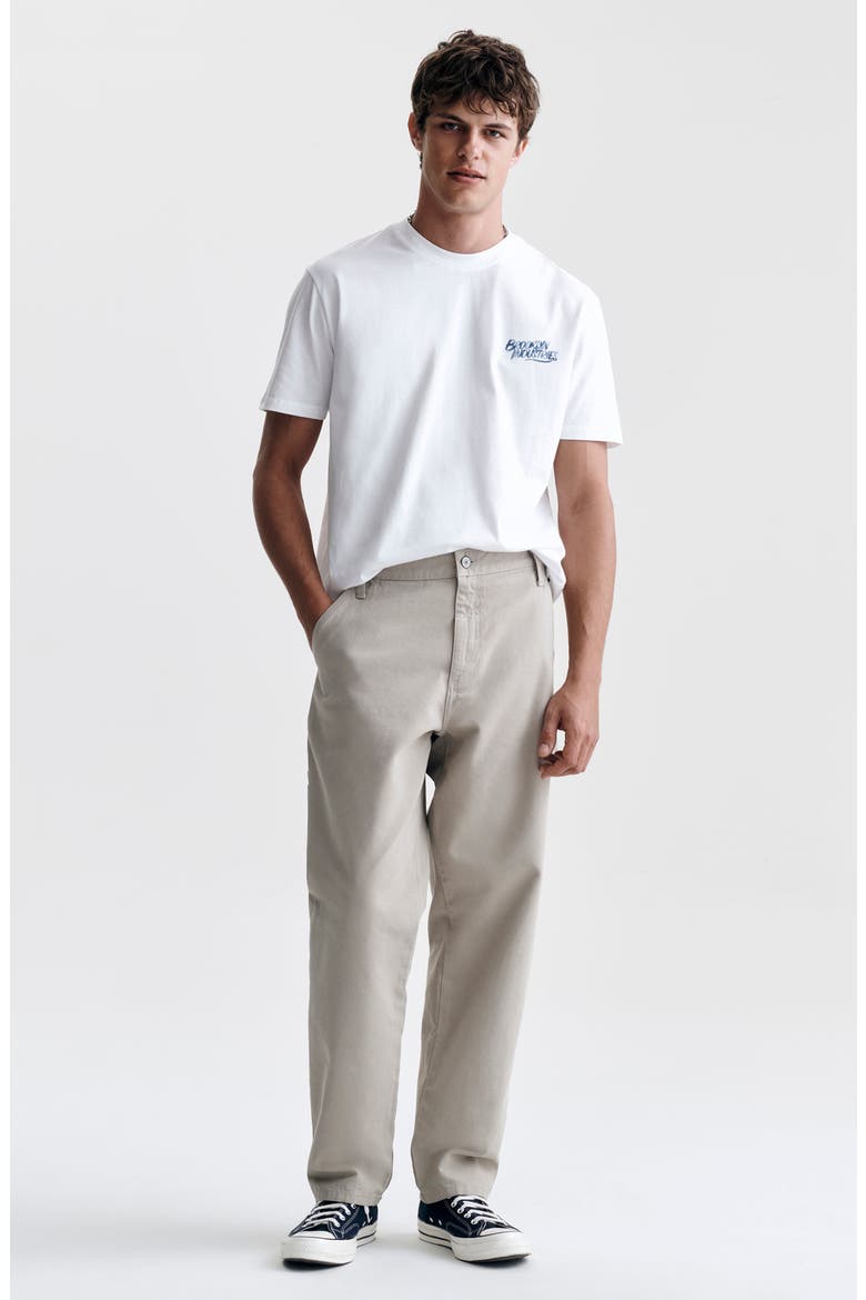Williamsburg Relaxed Straight Leg Canvas Carpenter Pants, Alternate, color, SAGE COLORED CANVAS