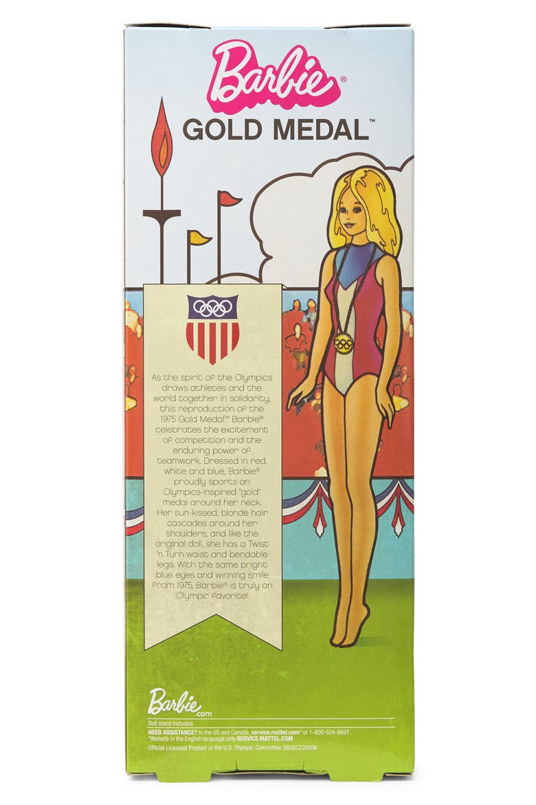 Barbie® Gold Medal Doll, Alternate, color, MULTI