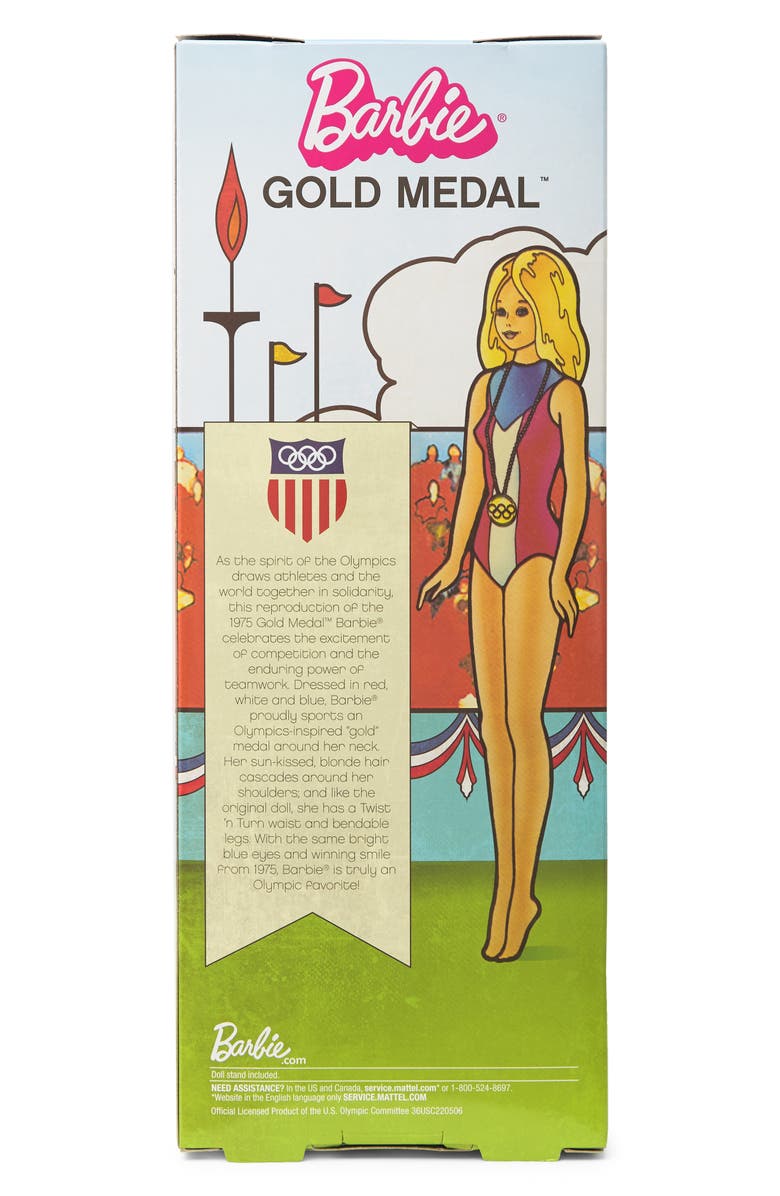 Mattel Barbie<sup>®</sup> Gold Medal Doll, Alternate, color,