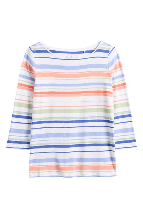 Ashby Isles Coastal Cool Stripe Cotton Top