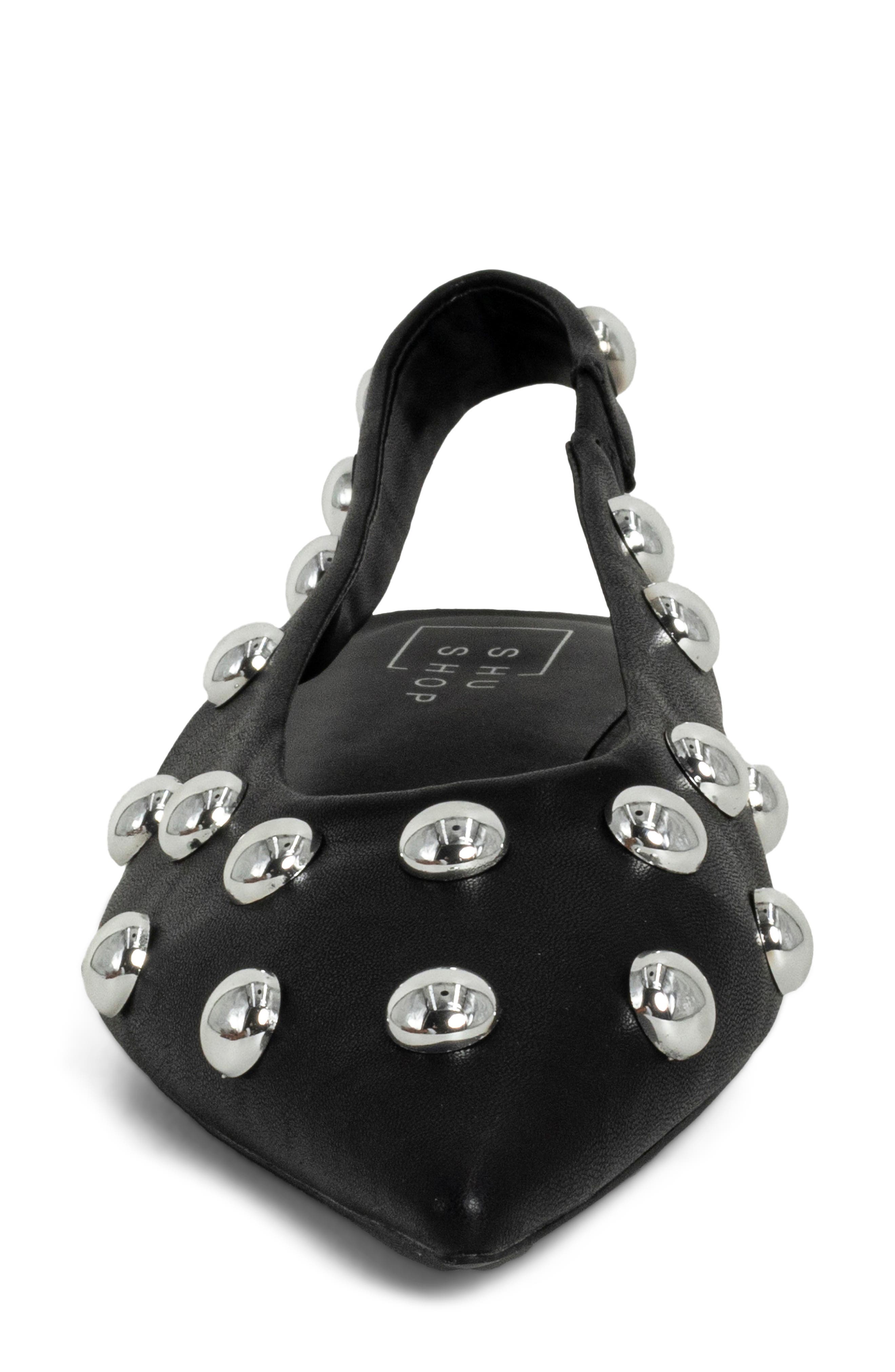 SHUSHOP Arizona Slingback Flat, Alternate, color, Black