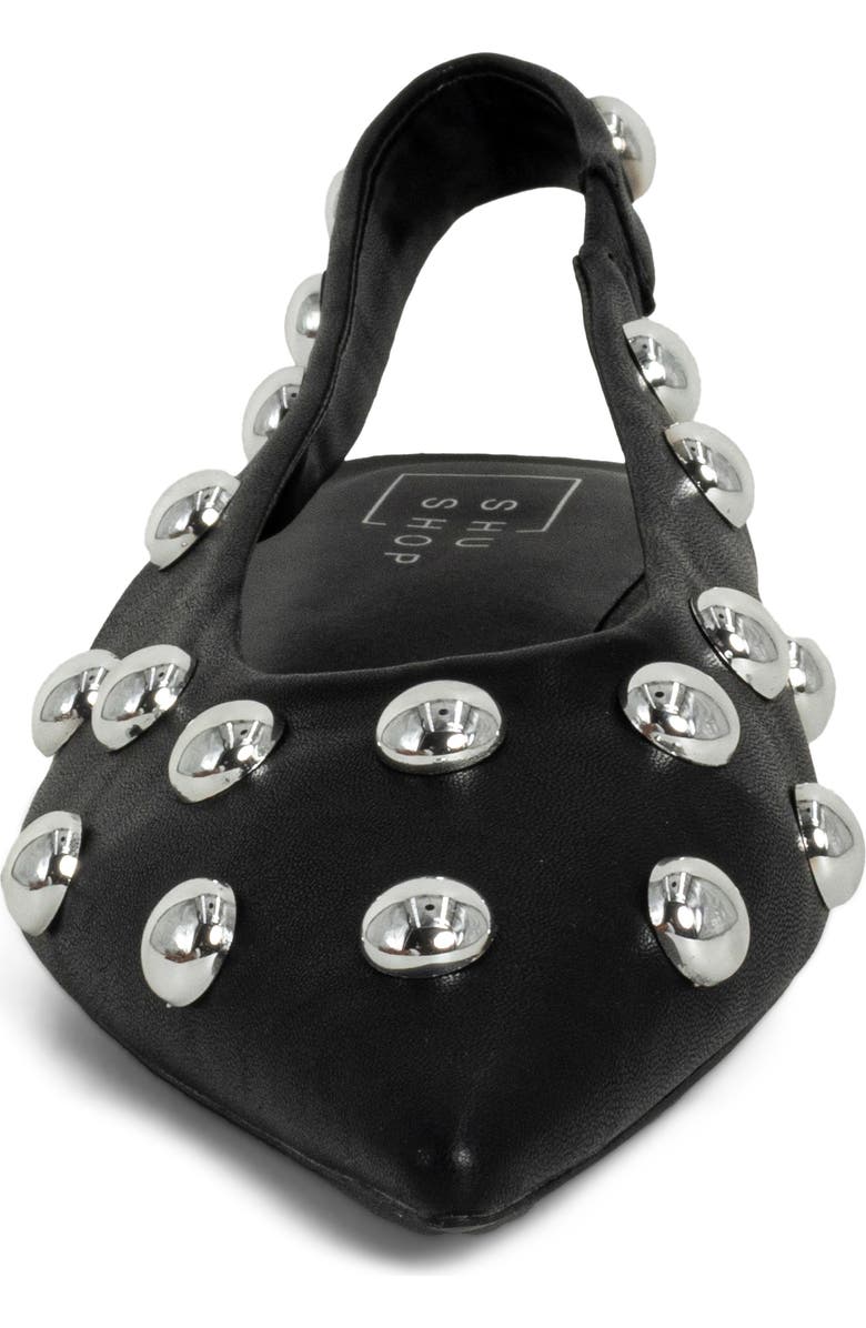 SHUSHOP Arizona Slingback Flat, Alternate, color, Black