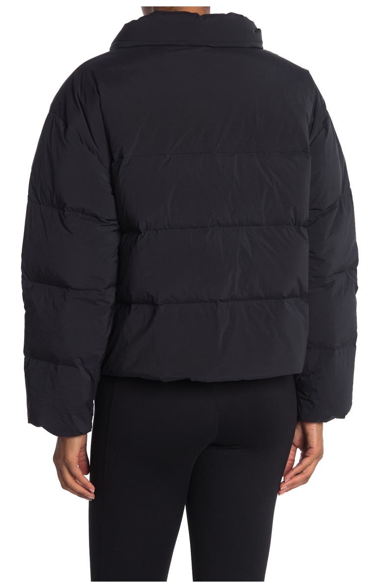 New Balance Select Cropped Heat Down Jacket, Alternate, color, 
