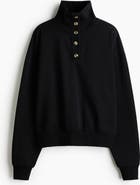 H&M Button-top Sweatshirt