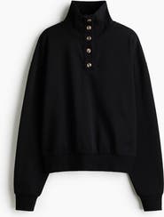 H&M Button-top Sweatshirt
