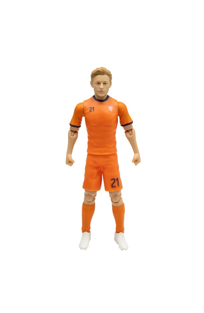 Banbo Toys Sockers FC Barcelona Frenkie de Jong 8" Soccer Action Figure, Main, color, Blue