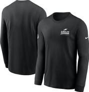 Nike Men's Nike Black Philadelphia Eagles Sideline Performance Long Sleeve T-Shirt
