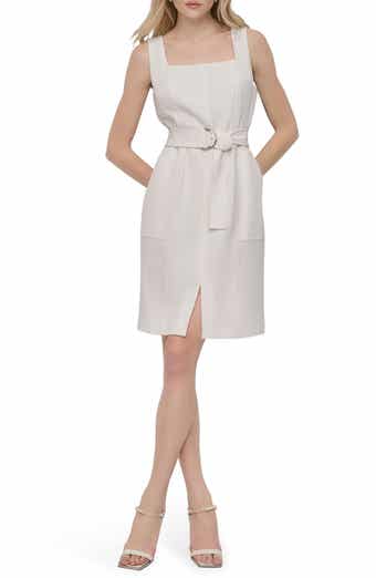 DKNY Sleeveless Square Neck Dress