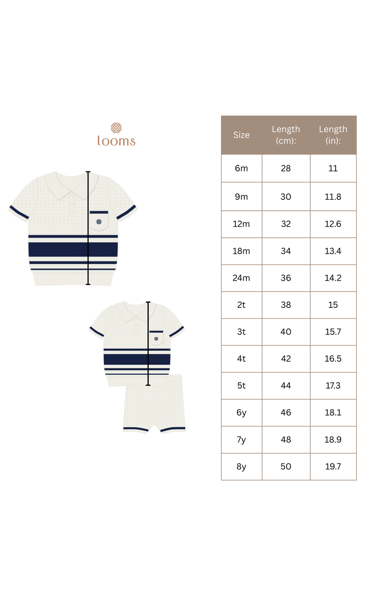 Ely's & Co. Looms Storybook Collection - Boys Mesh Knit Polo, Alternate, color, Blue
