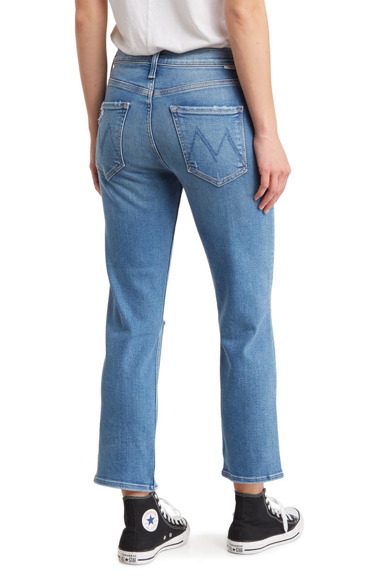 MOTHER The Tomcat High Waist Crop Straight Leg Jeans, Alternate, color, 