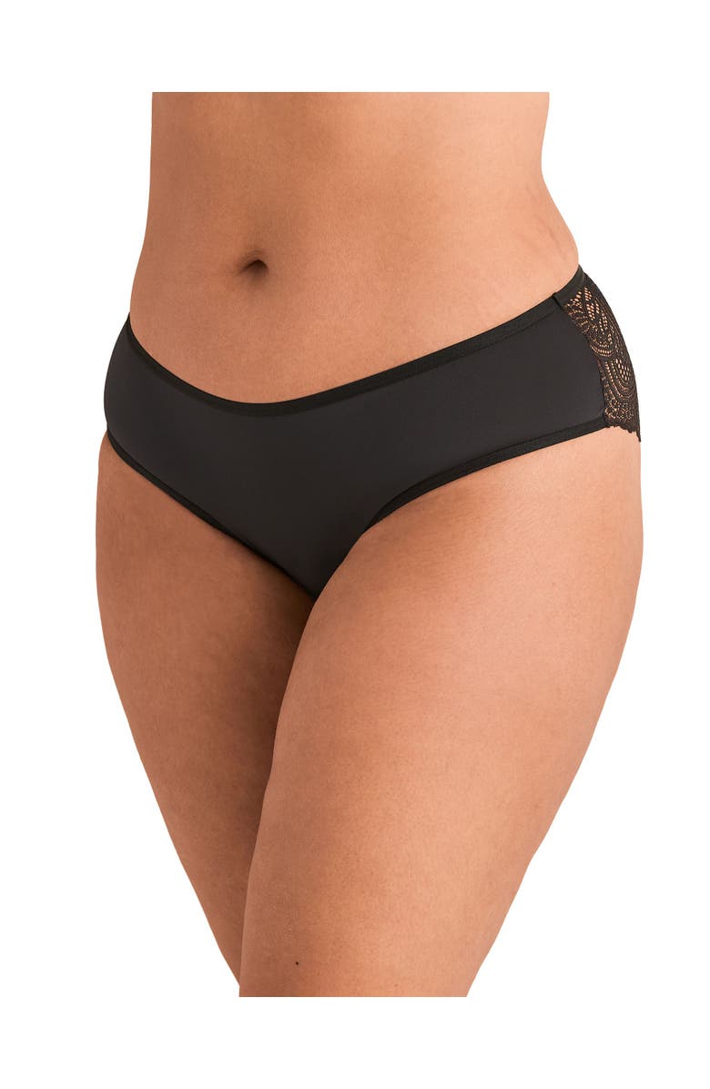 Adore Me Allyce Hipster Panties, Main, color, Black