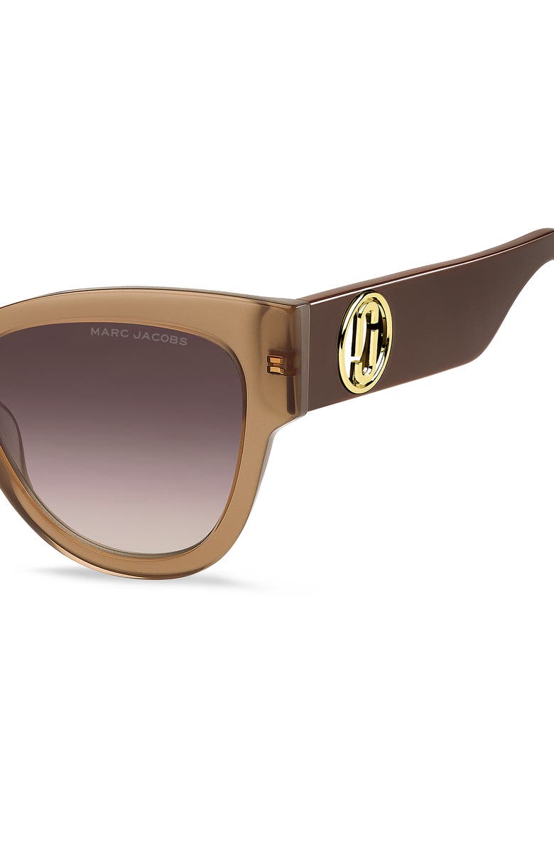 Marc Jacobs 53mm Gradient Cat Eye Sunglasses, Alternate, color,