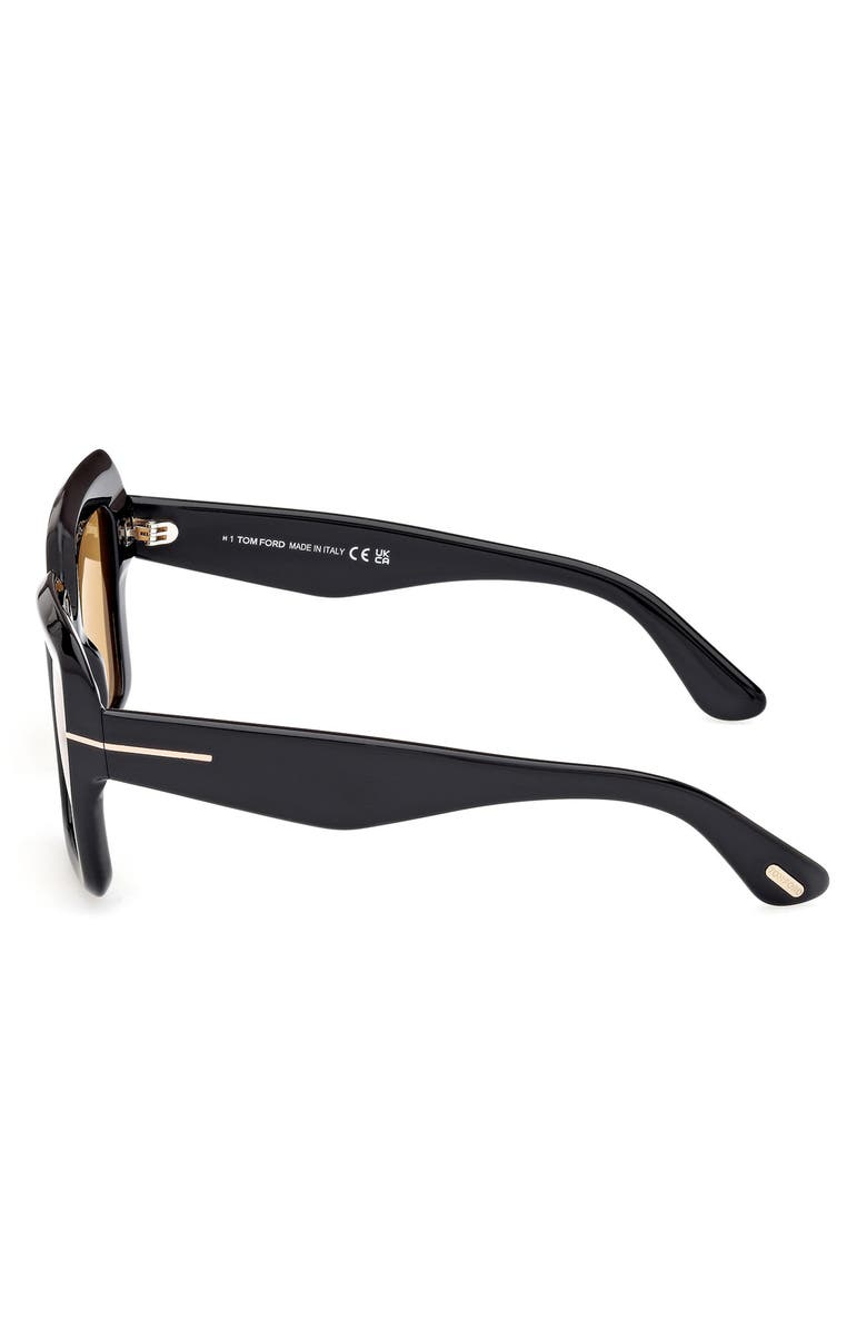 TOM FORD Esme 50mm Square Sunglasses, Alternate, color, 