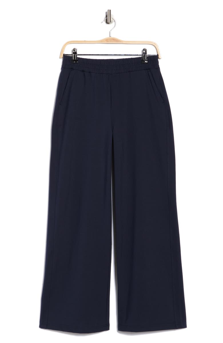 YOGALICIOUS Lux Avenue Wide Leg Pants, Alternate, color, True Navy