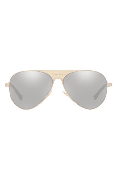 59mm Polarized Aviator Sunglasses
