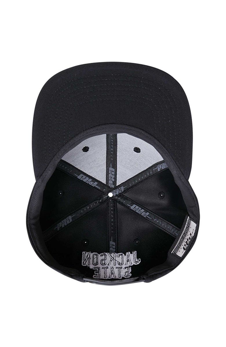 PRO STANDARD Men's Pro Standard Black Jackson State Tigers Arch Over Logo Evergreen Snapback Hat, Alternate, color, Black