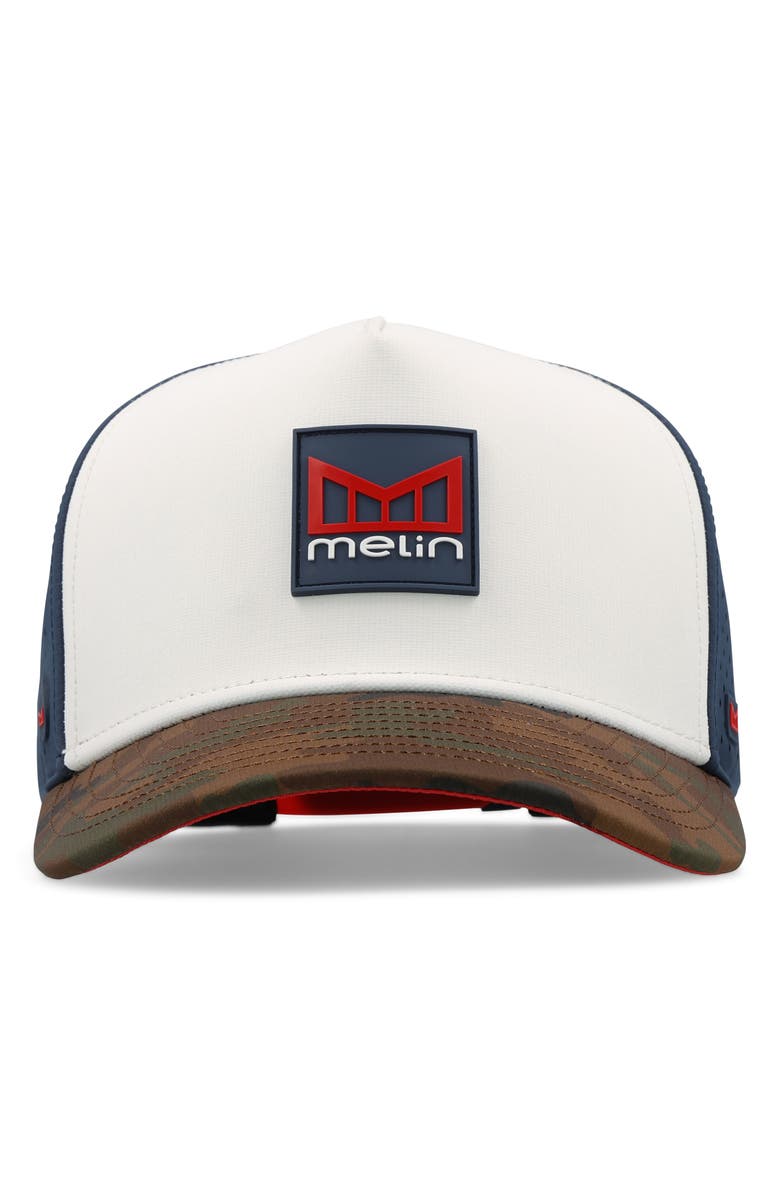 Melin Hydro Odysea Merica Camo Performance Snapback Ball Cap, Alternate, color, 