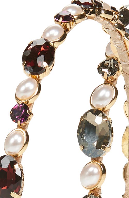 Tasha 2-pack Jeweled Headbands In Gold