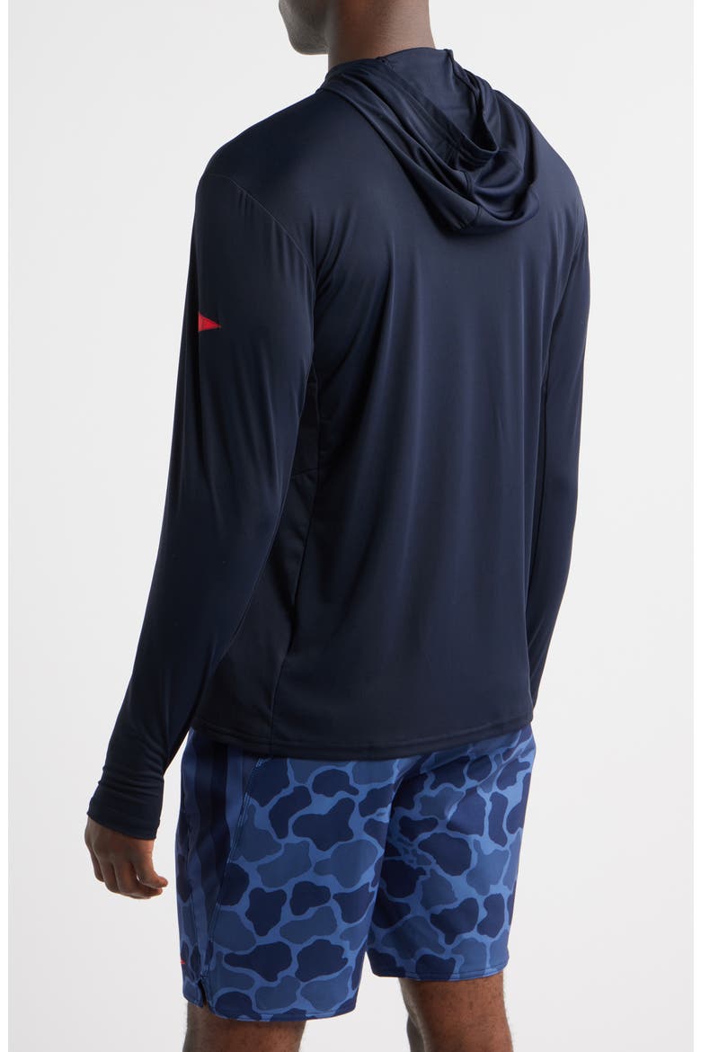 Sun Pro Hooded Rashguard, Alternate, color, DEPARTMENT NAVY