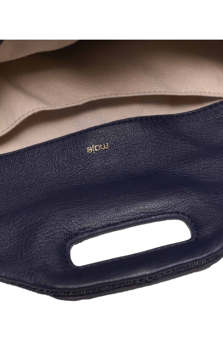 maje Miss M pockets denim bag, Alternate, color, Navy