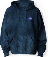 Dalix NASA Mineral Wash Hoodie Dalix NASA Embroidered Fleece Hoodie Mineral Wash Long Sleeve Sweatshirt Me