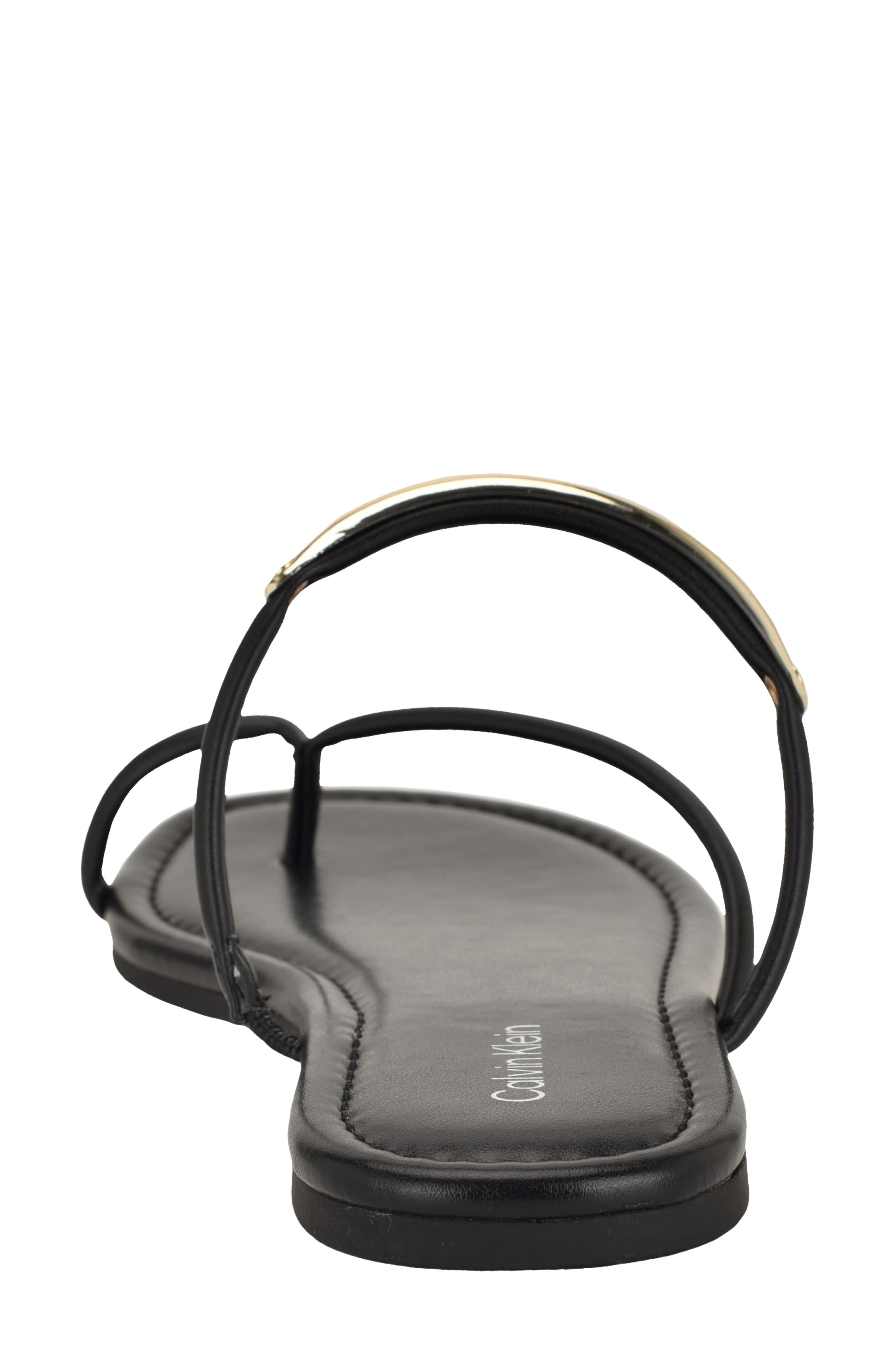 Calvin Klein Bienna Toe Loop Sandal, Alternate, color, 