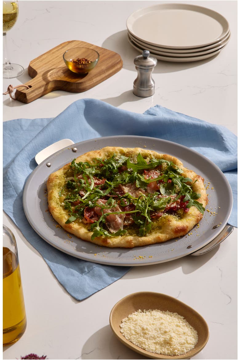 Ceramic Nonstick Pizza Stone, Alternate, color, NAVY