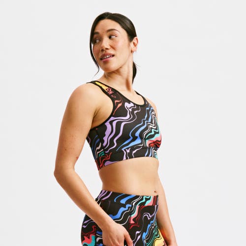 Tomboyx Sport Compression Bikini Top In Multi