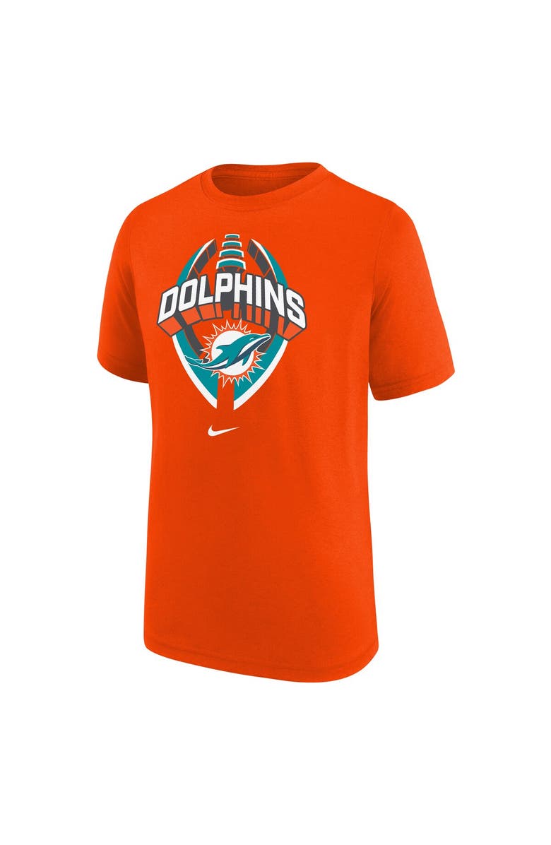Nike Youth Nike Orange Miami Dolphins Icon Legend T-Shirt, Alternate, color, Orange