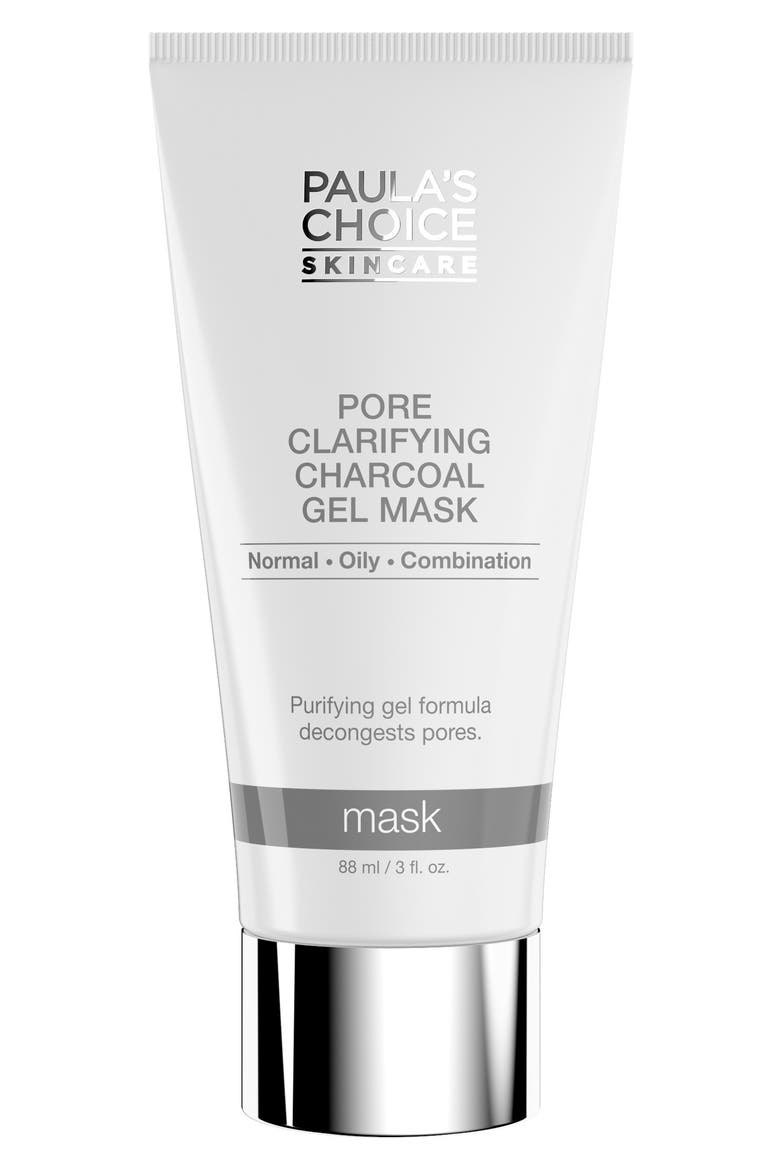 Pore Clarifying Charcoal Gel Mask, Main, color, NO COLOR