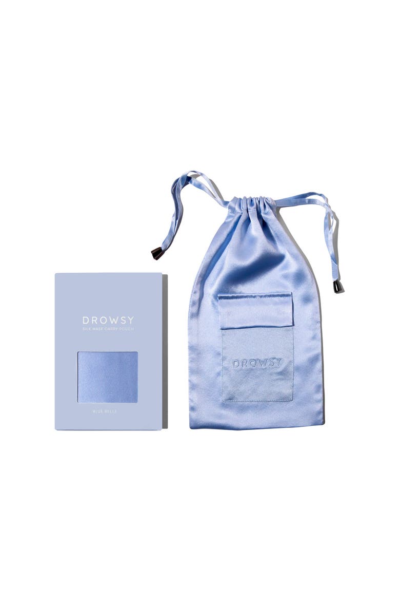 Silk  Carry Pouch, Main, color, Blue Belle
