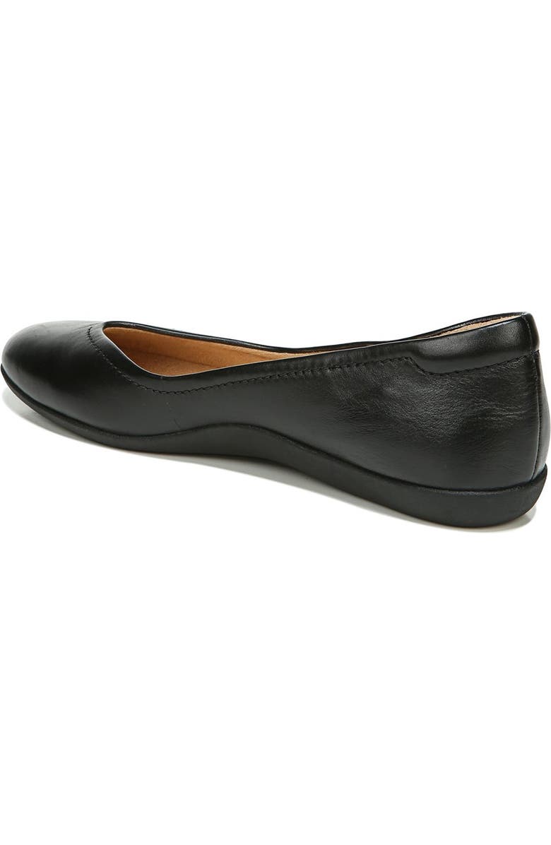 Naturalizer Vivienne Ballet Flat - Wide Width Available, Alternate, color, Black Leather