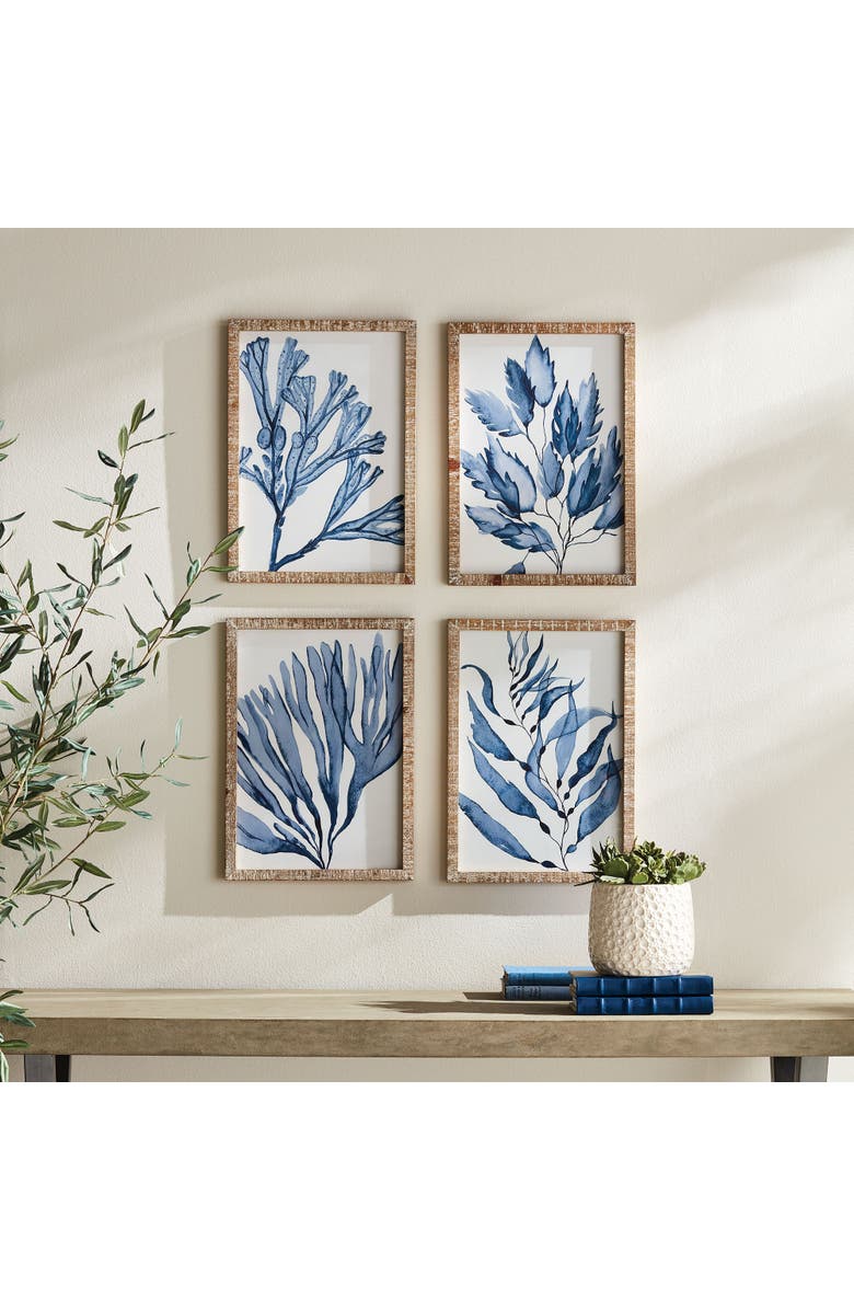 Napa Home & Garden Marine Prints Set of 4, Alternate, color, White