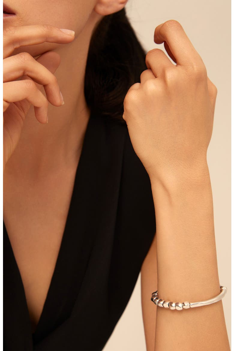 Tubo Bracelet, Alternate, color, Silver