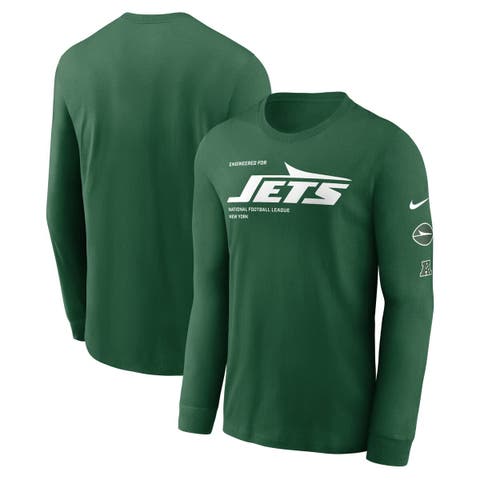 Men's Nike Green New York Jets Play to Win Essential Long Sleeve T-Shirt